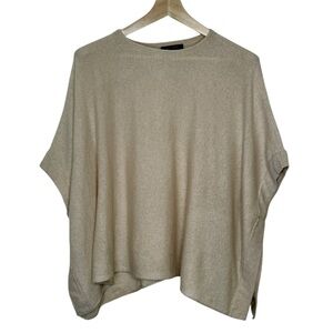 Ann Taylor 100% Cashmere Oversized Draped Poncho XS / S
